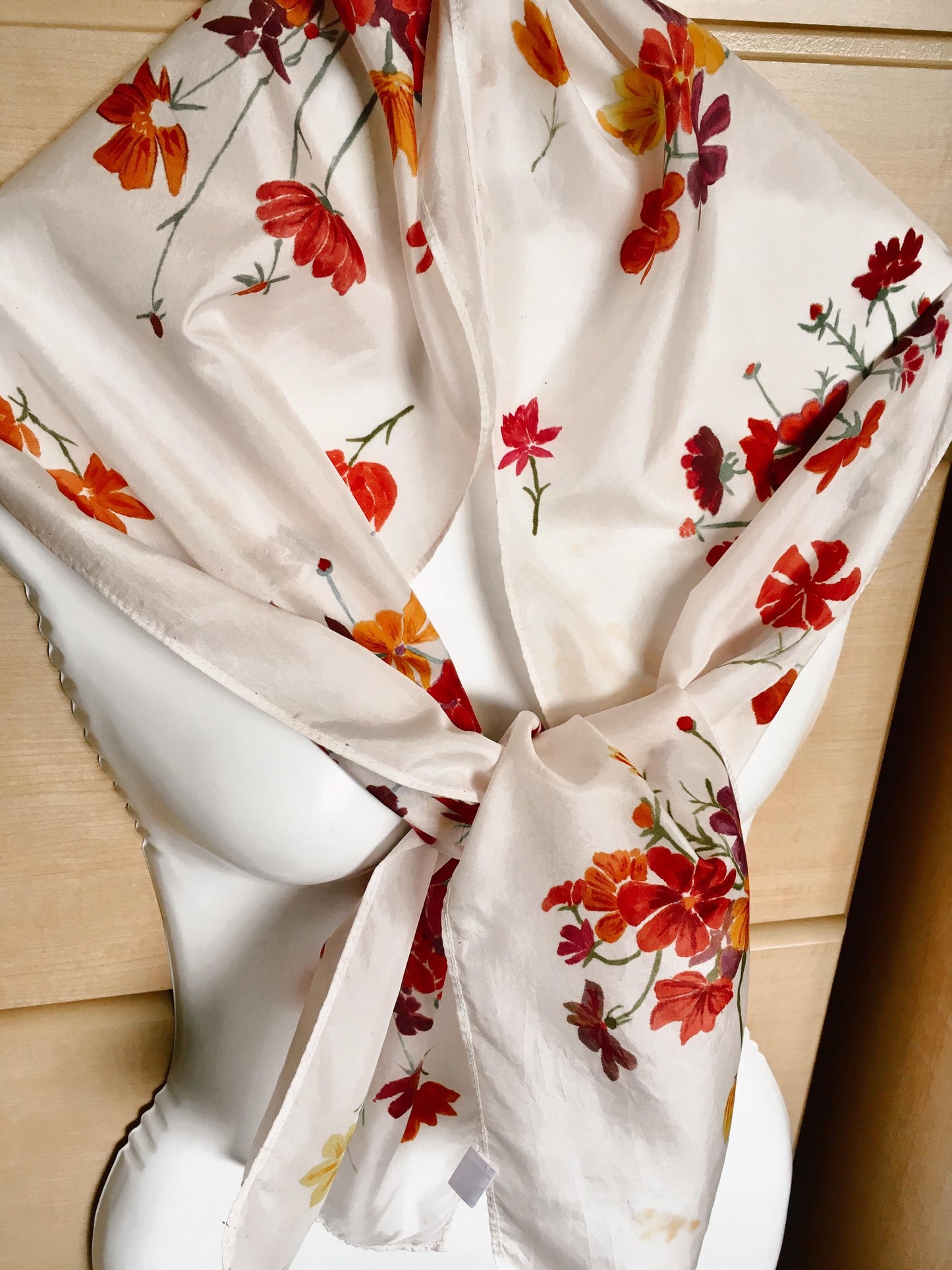 WILD FLOWERS Silk Scarf