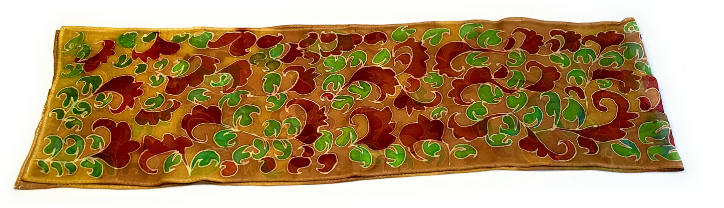 PAISLEY Silk Chiffon Scarf
