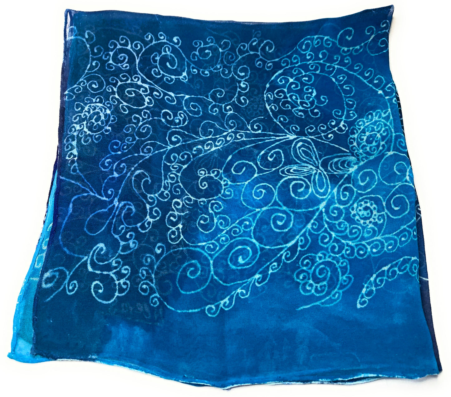 WHITE SWIRLS Bandana