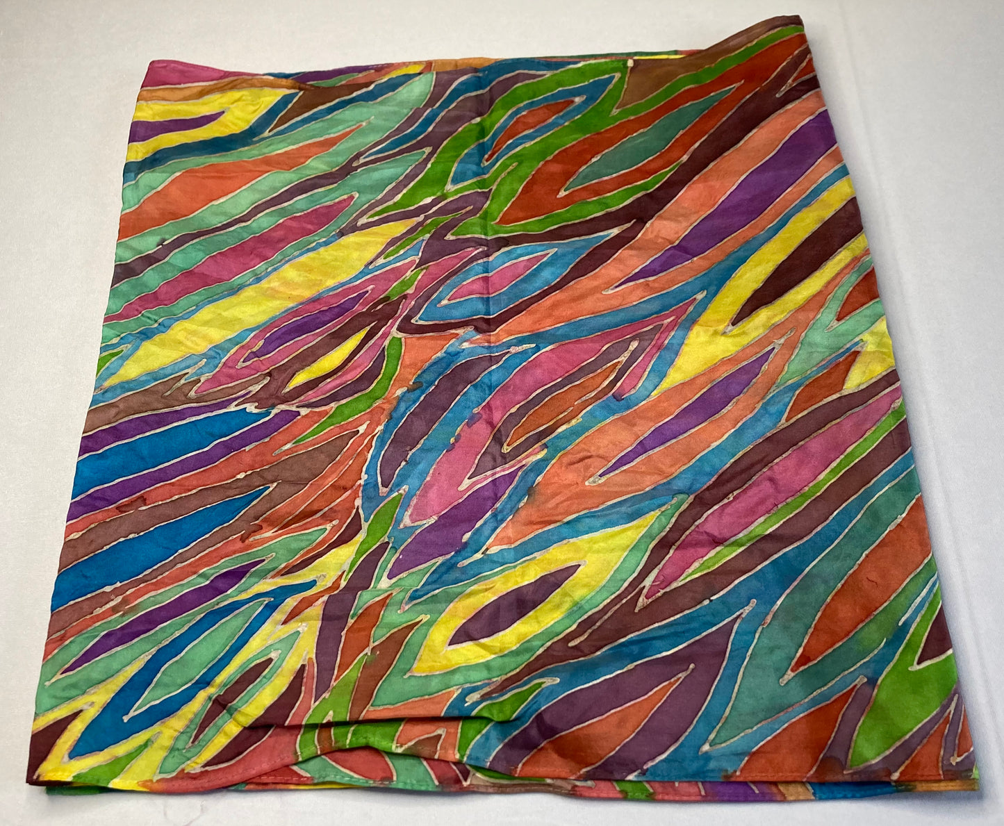 RAINBOW SILK SCARF