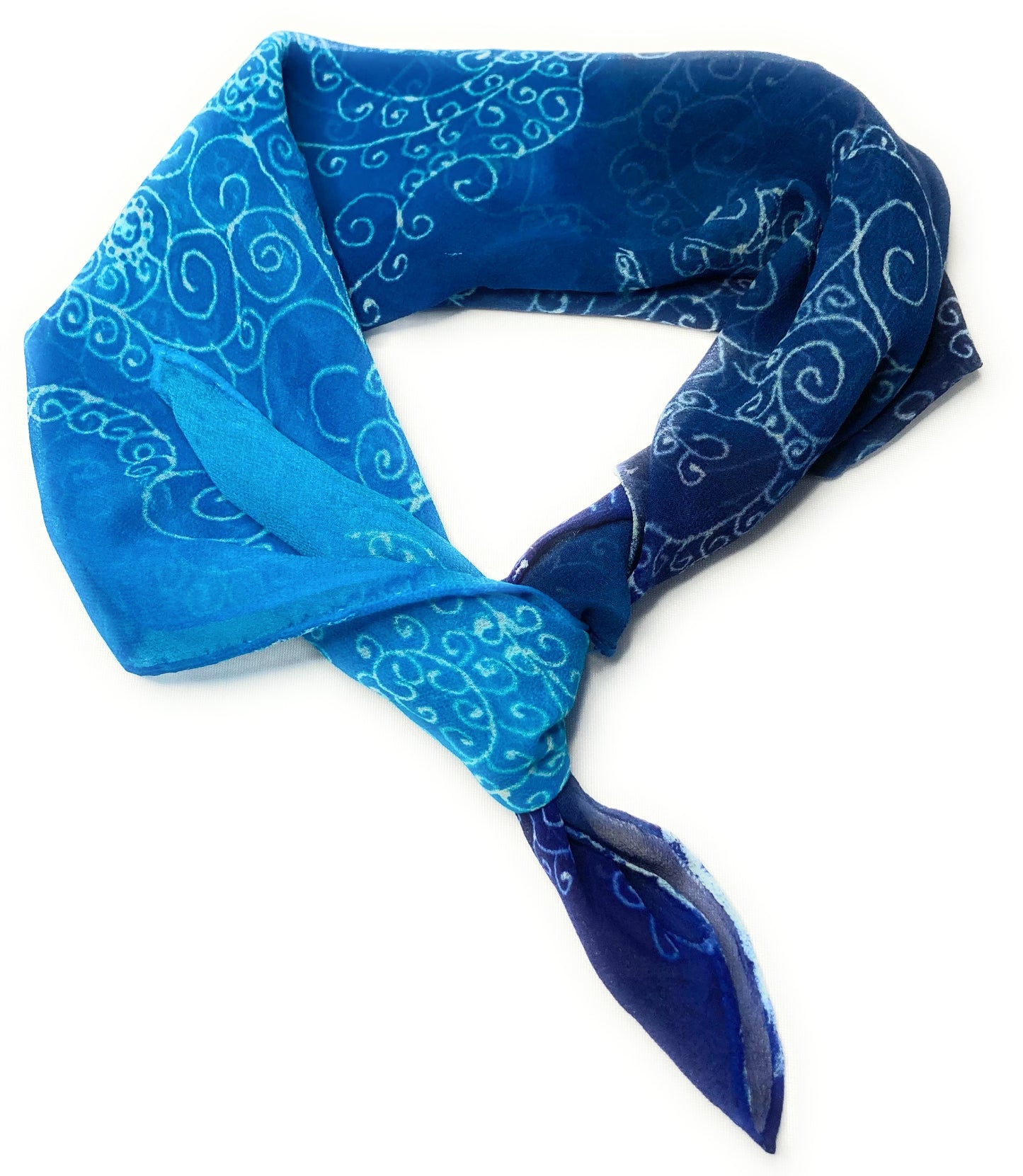 WHITE SWIRLS Bandana