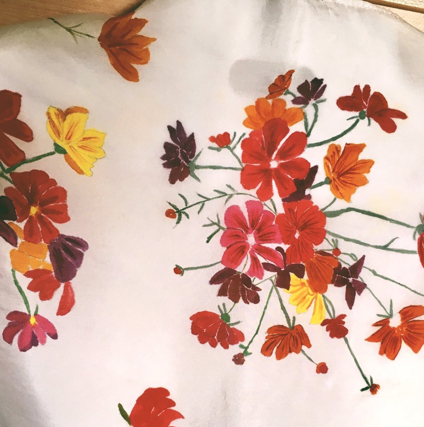 WILD FLOWERS Silk Scarf