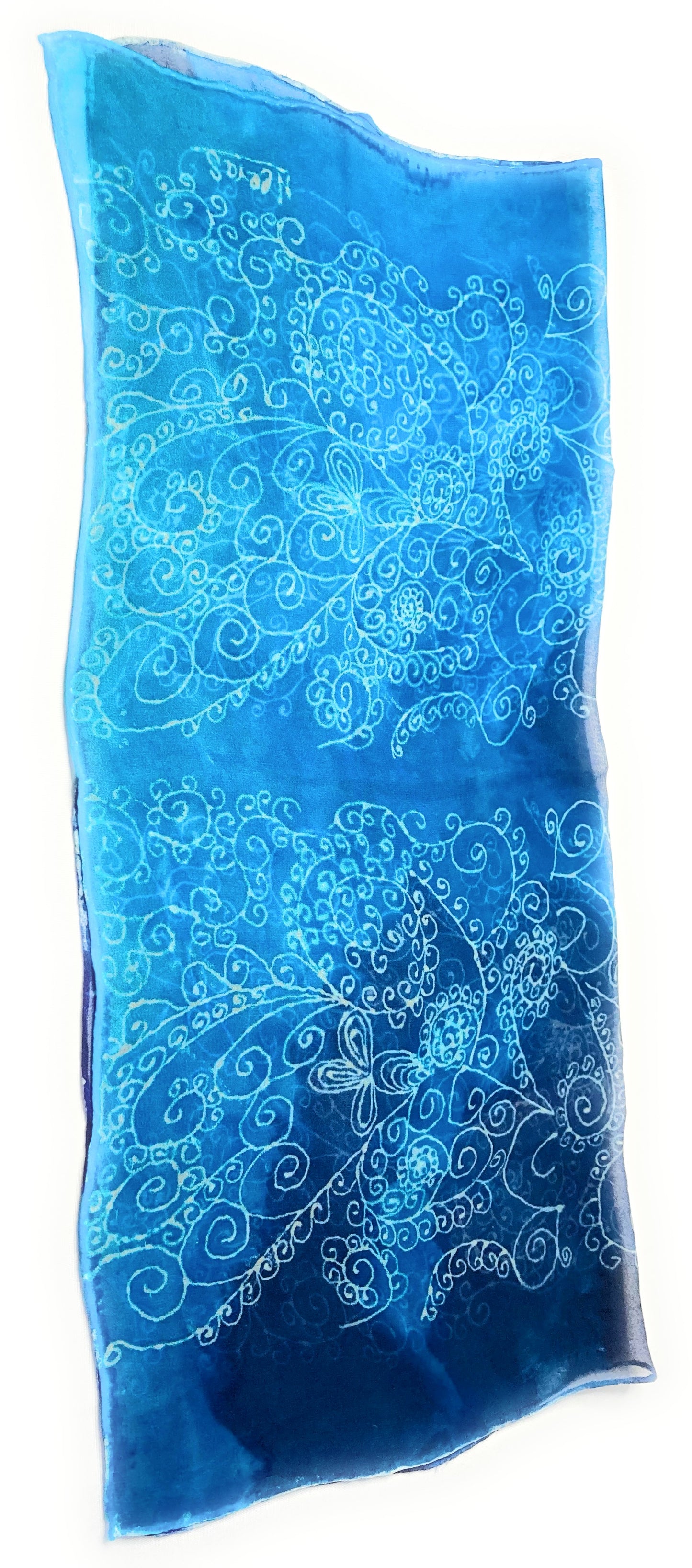 WHITE SWIRLS Bandana