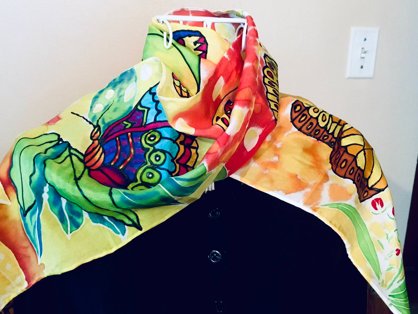 BUTTERFLY Silk Scarf