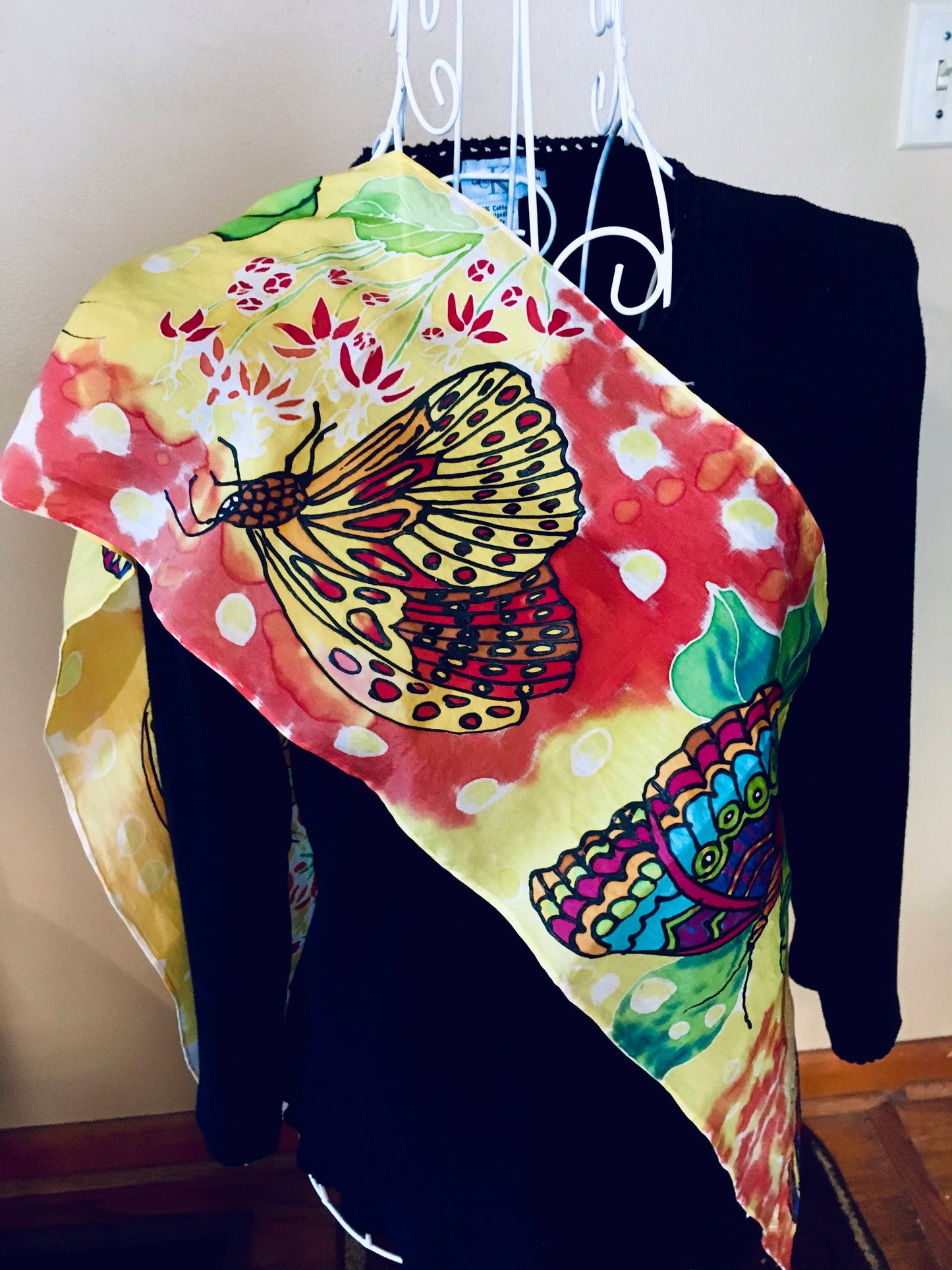 BUTTERFLY Silk Scarf