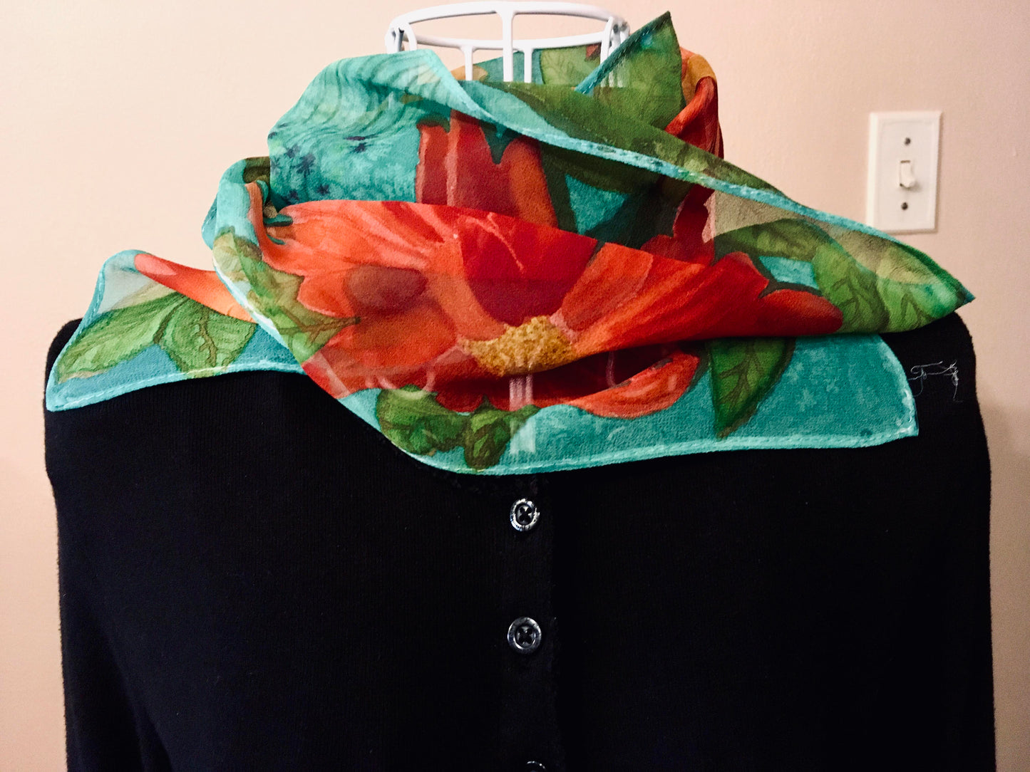 SUNFLOWER Chiffon Scarf
