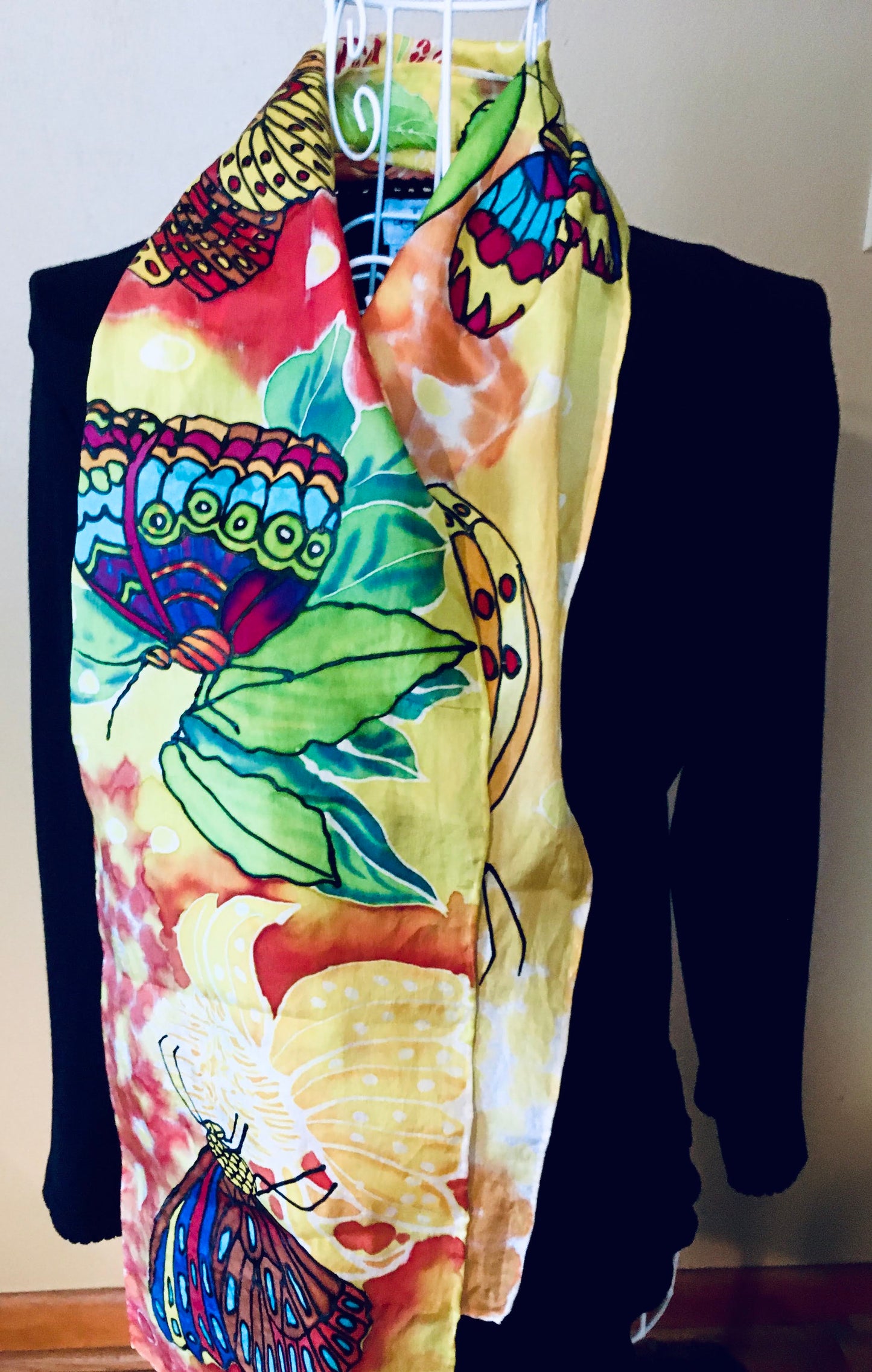 BUTTERFLY Silk Scarf