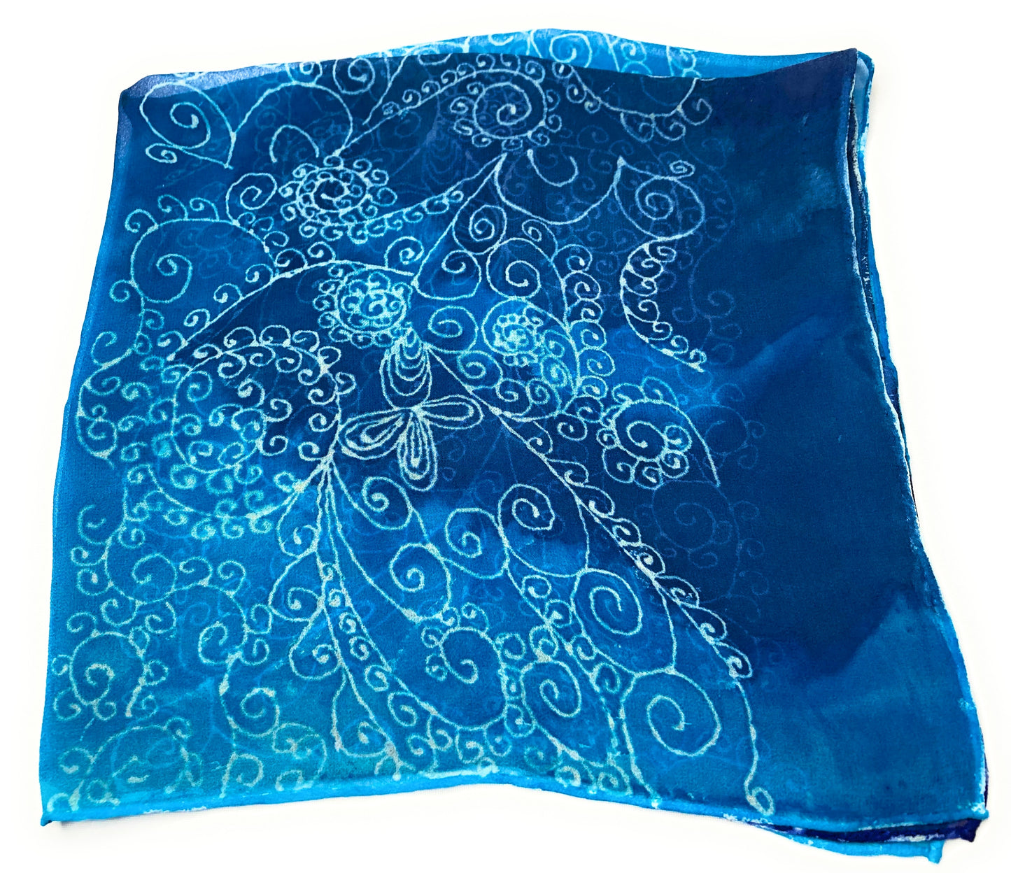 WHITE SWIRLS Bandana