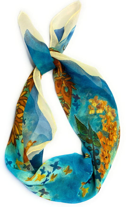 ORANGE TURQUOISE Bandana