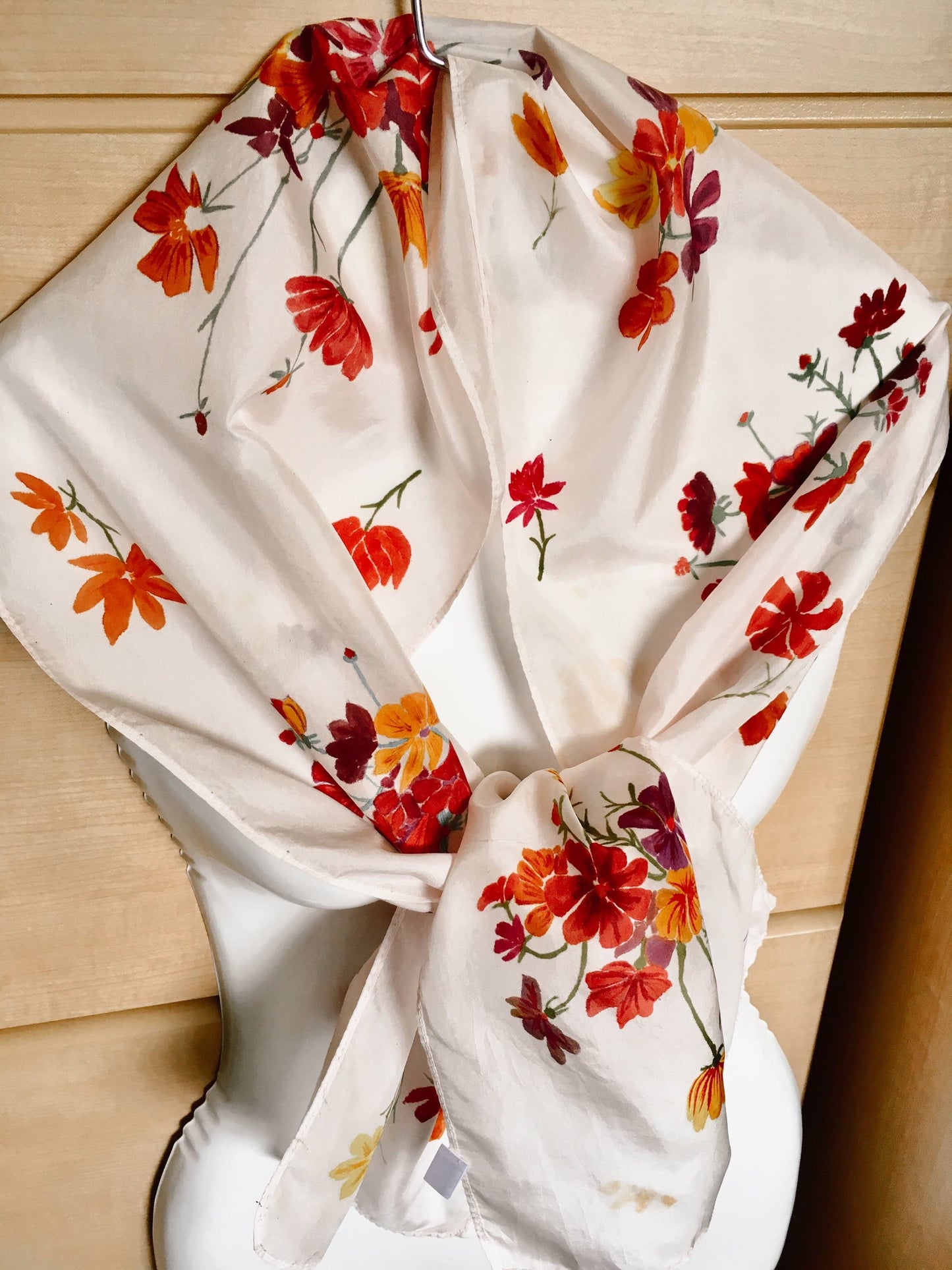 WILD FLOWERS Silk Scarf
