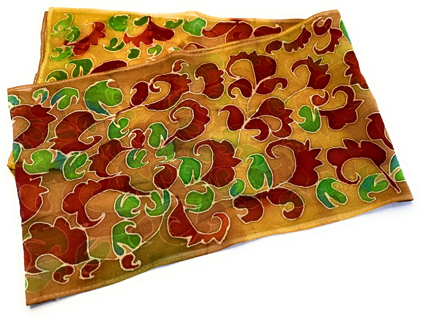 PAISLEY Silk Chiffon Scarf