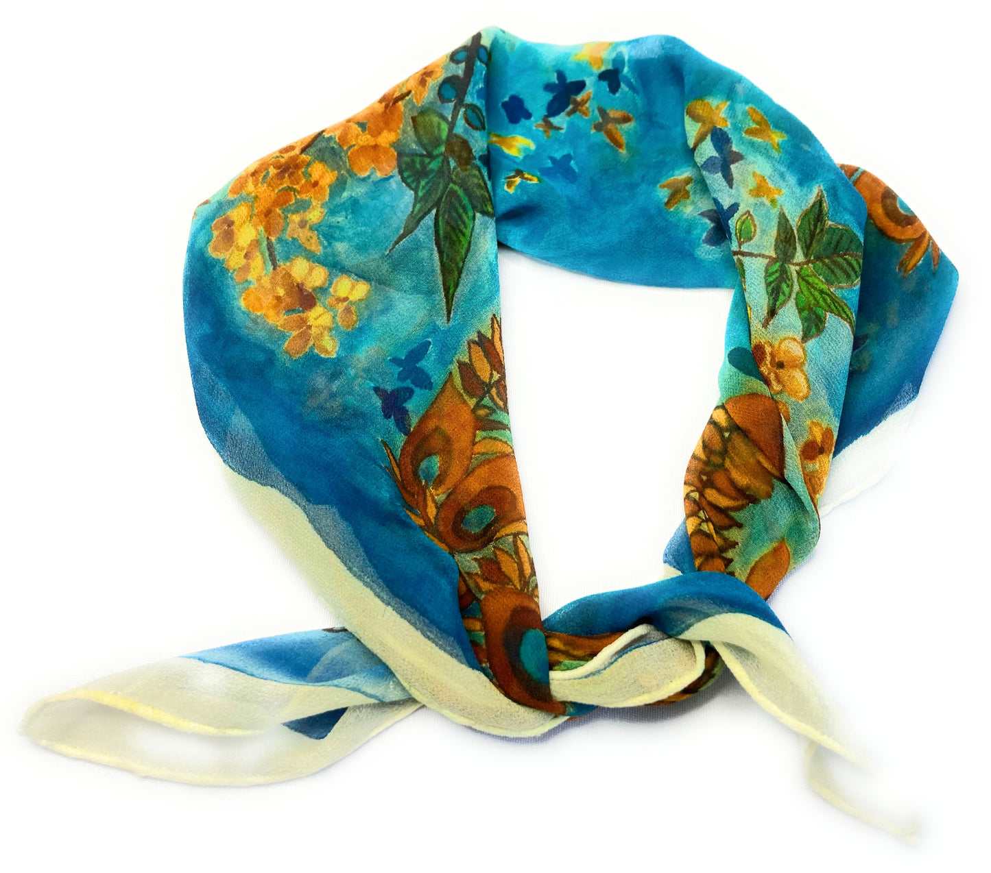 ORANGE TURQUOISE Bandana