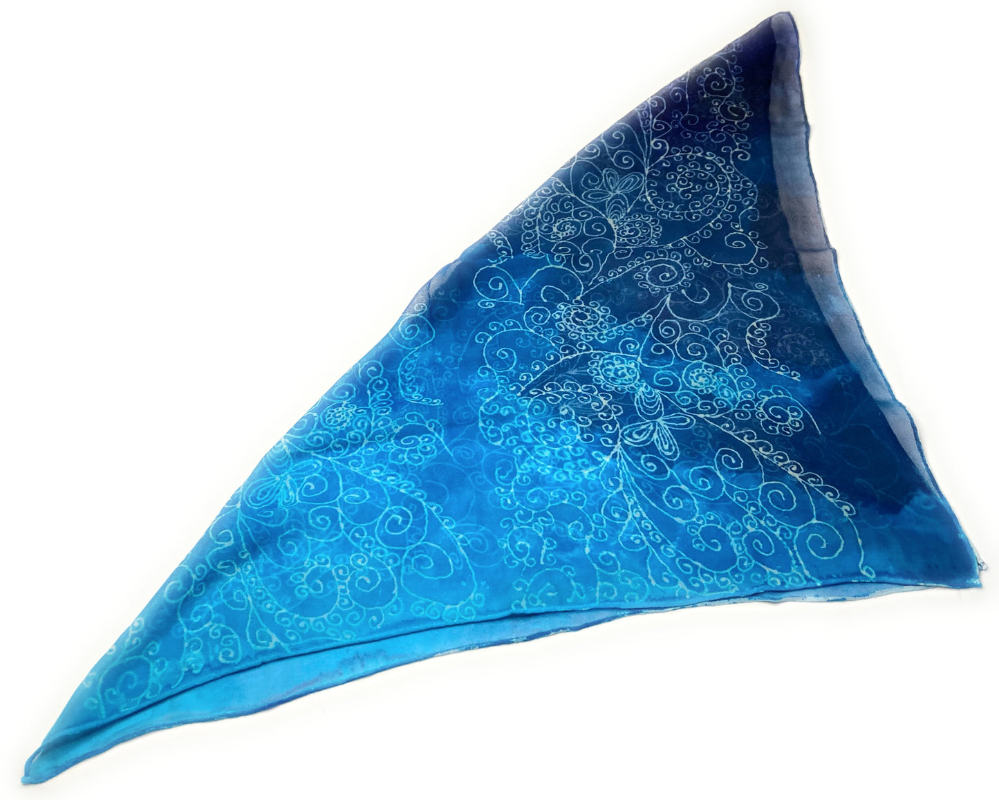 WHITE SWIRLS Bandana