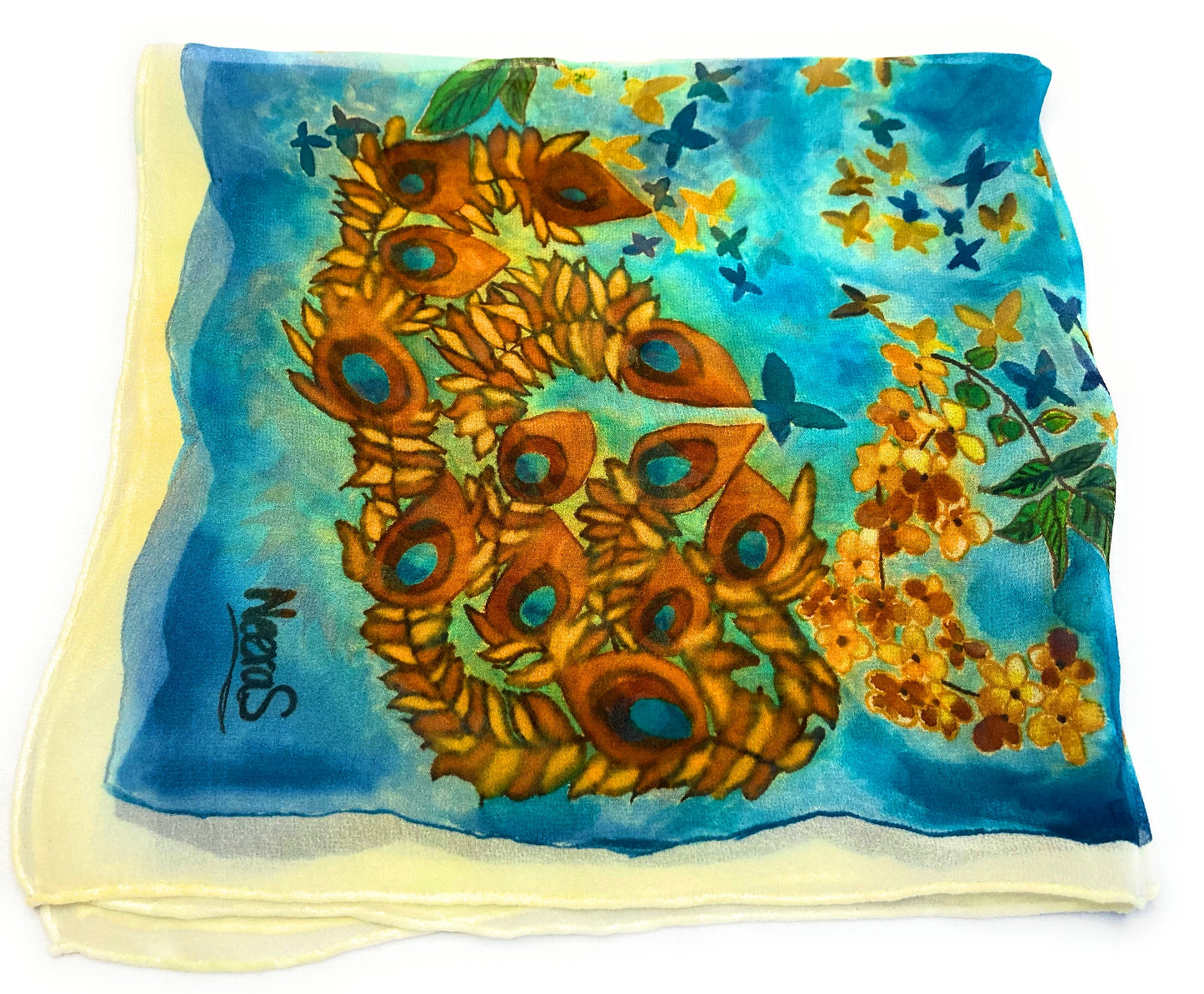 ORANGE TURQUOISE Bandana