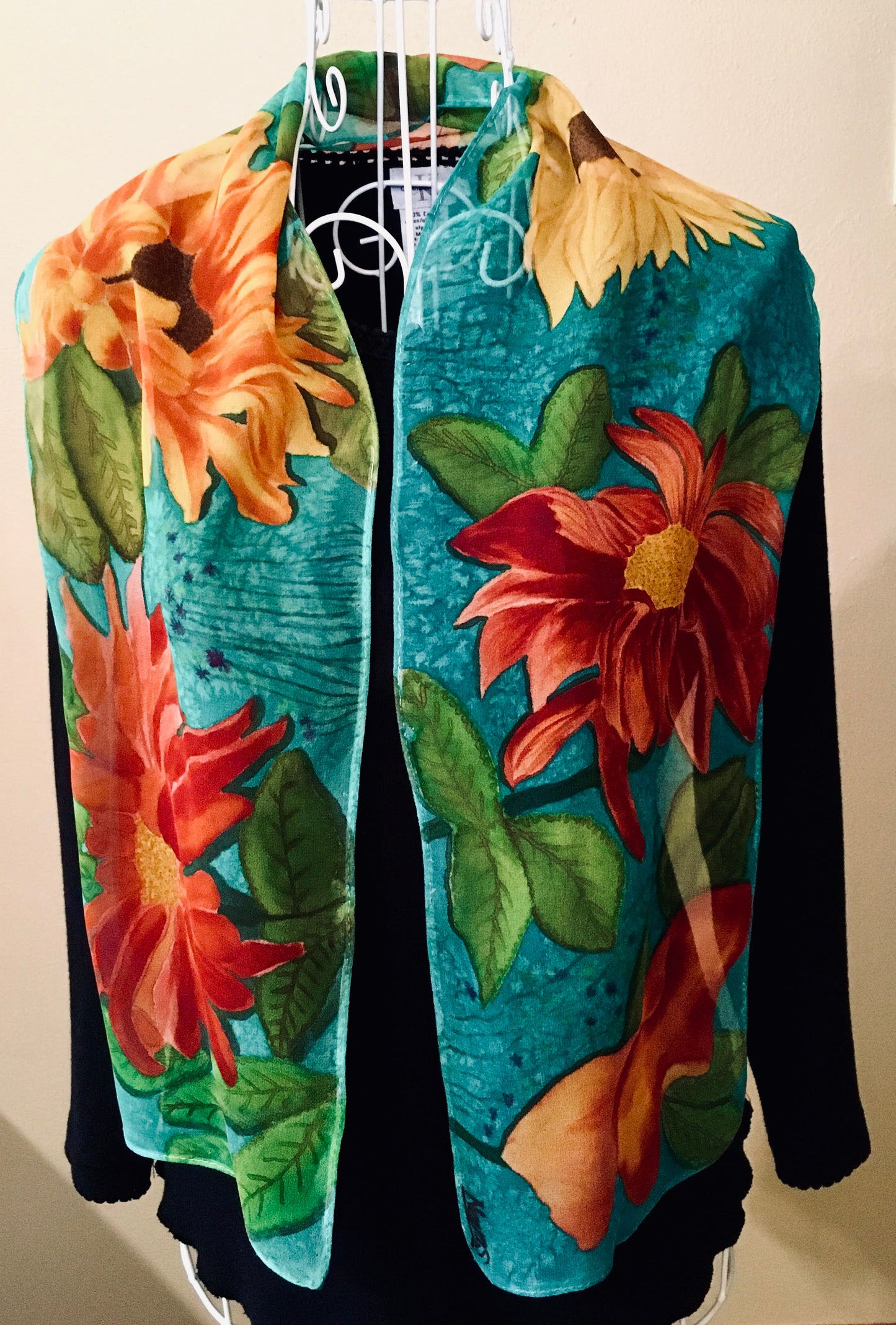 SUNFLOWER Chiffon Scarf