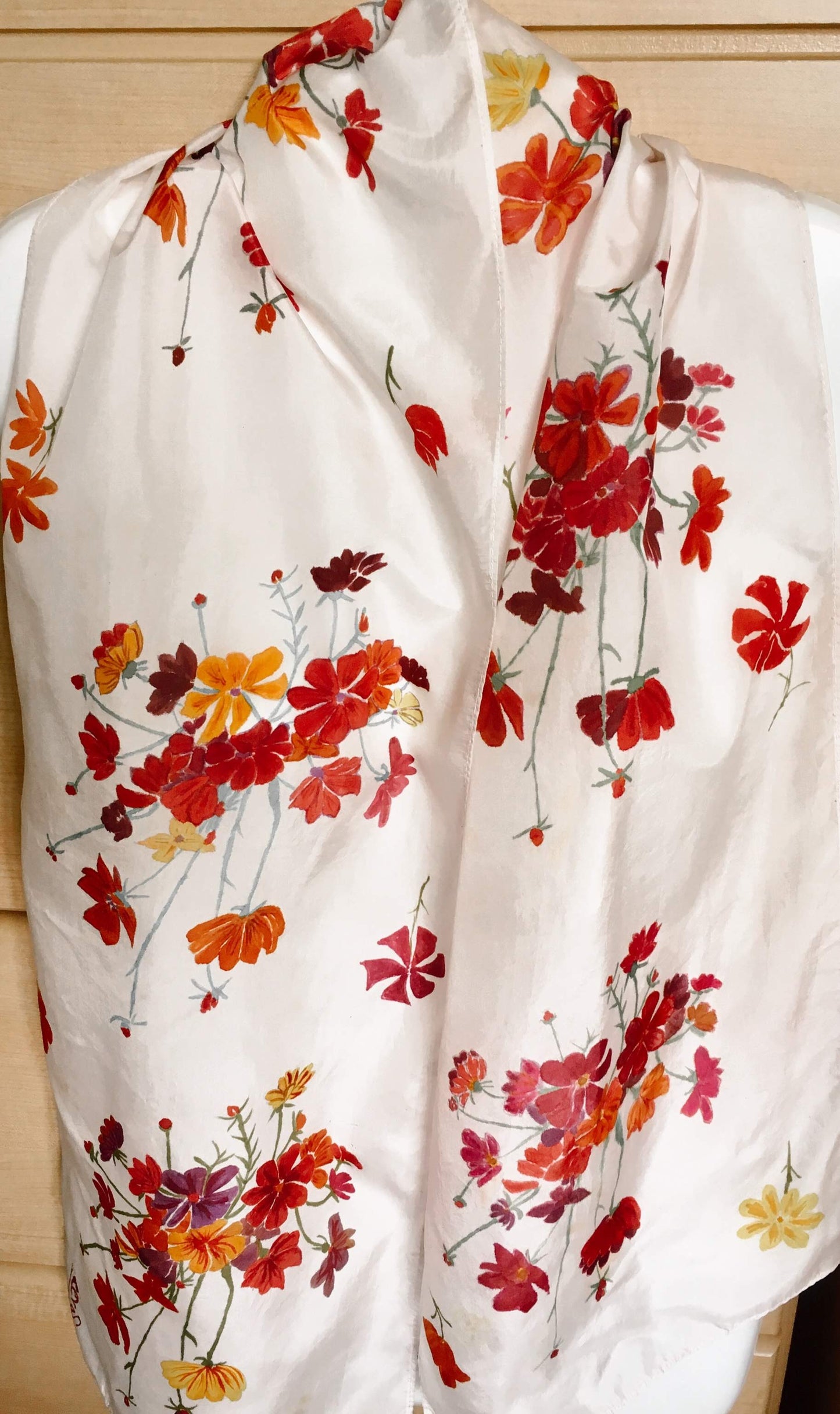 WILD FLOWERS Silk Scarf