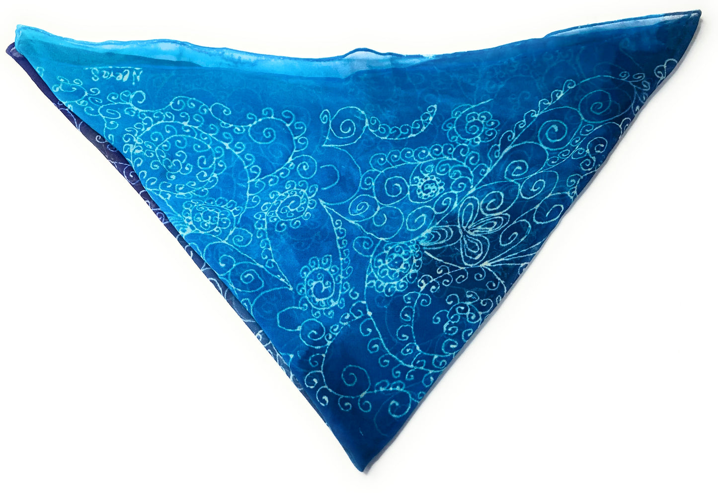 WHITE SWIRLS Bandana