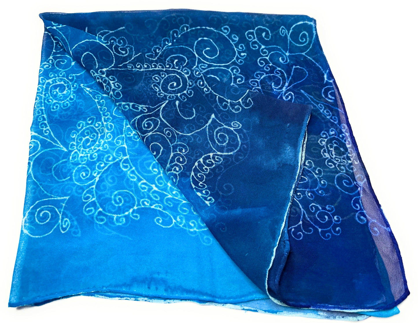 WHITE SWIRLS Bandana
