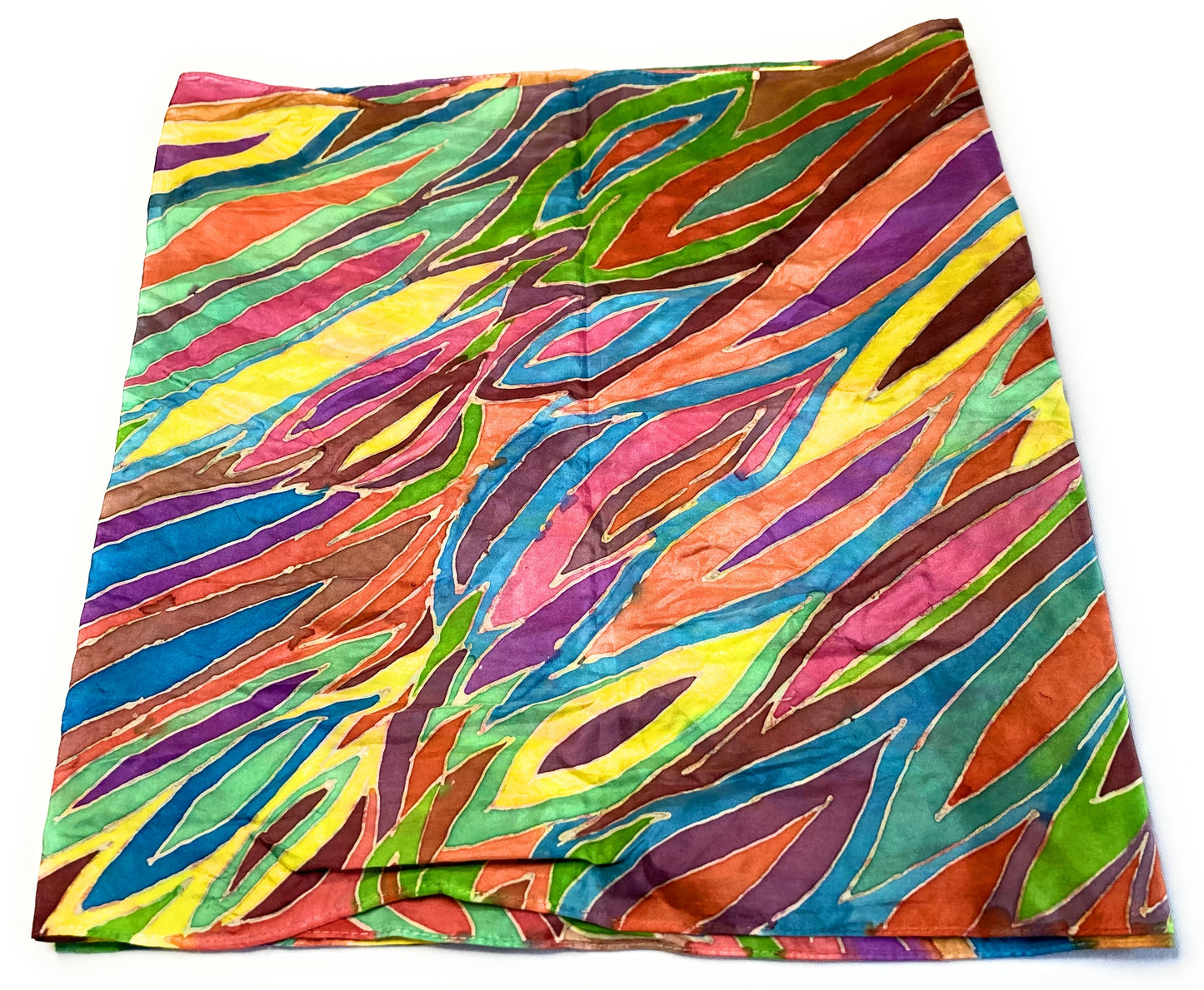 RAINBOW SILK SCARF