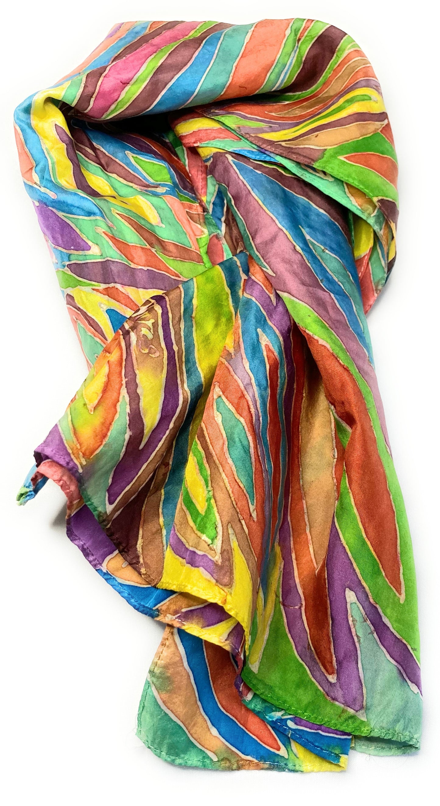 RAINBOW SILK SCARF