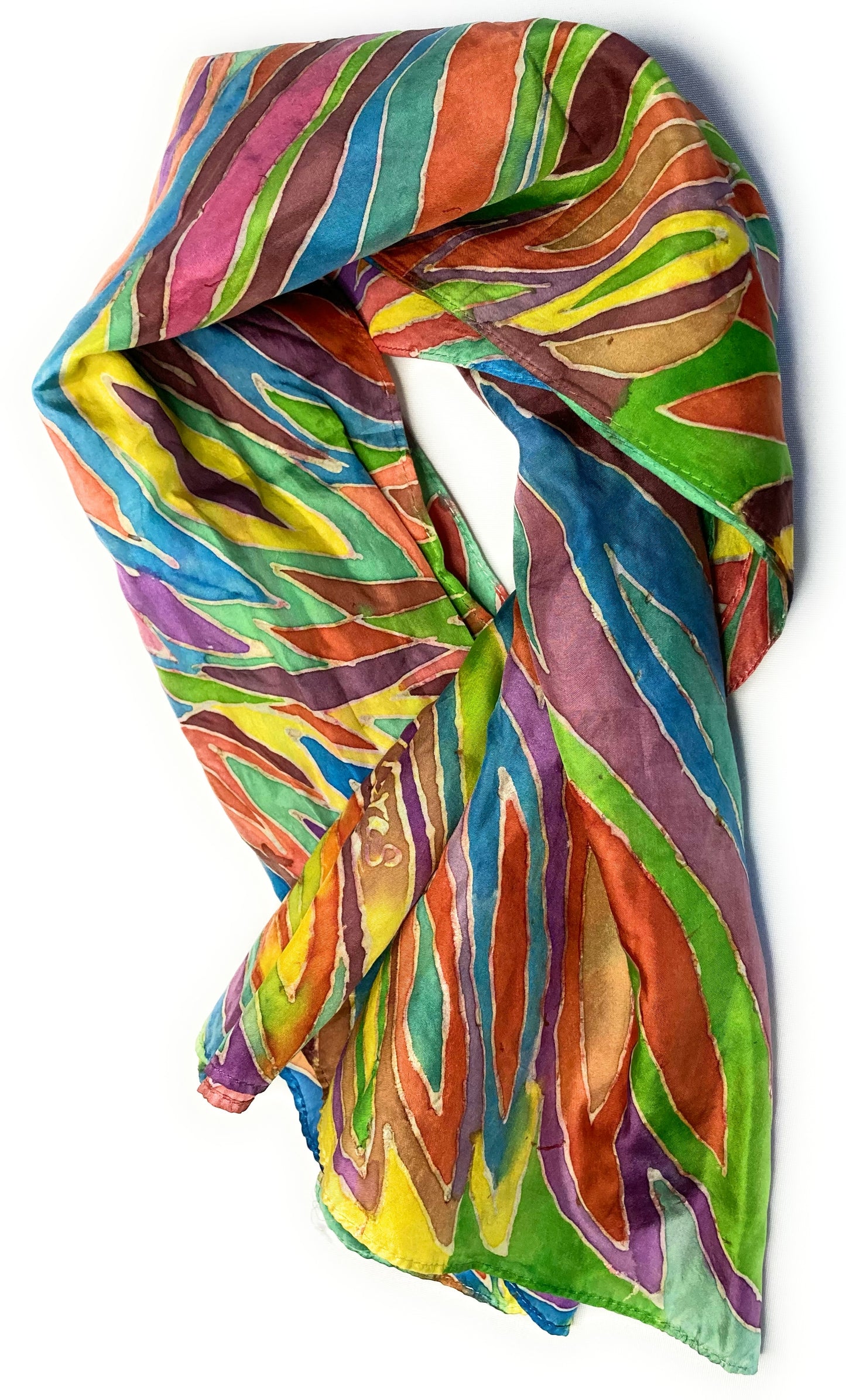 RAINBOW SILK SCARF