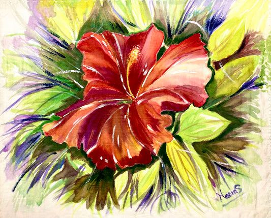 RED HIBISCUS